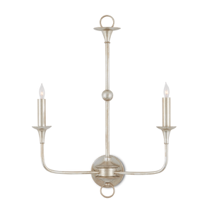 Nottaway Champagne Wall Sconce - Elegant Wrought Iron Fixture for Traditional & Transitional Spaces