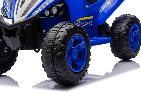 English Elm Kids Dual Motor Ride on Car with Bluetooth Led Lights Remote Control Toddler Gift W1760P384572