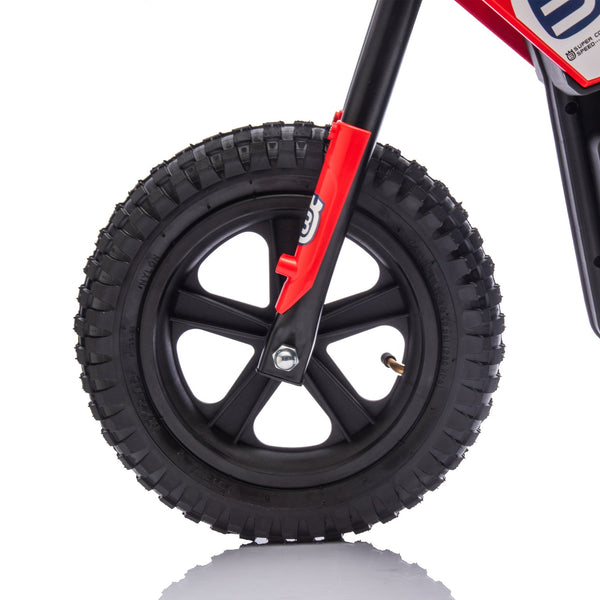 English Elm 24v Kids Electric Motocross Motorcycle 200w Hub Motor Suspension Led Bluetooth Audio Red W1578P225050