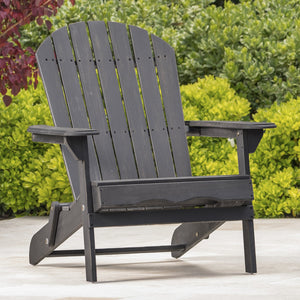 English Elm Christopher Knight Home® - Malibu Rustic Adirondack Chair – Durable Acacia Wood, Comfortable Design, Weather-Resistant Finish N770P241668B