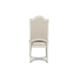 English Elm Hoyaa Antique White Side Chair With Tapered Legs (Set Of 2)