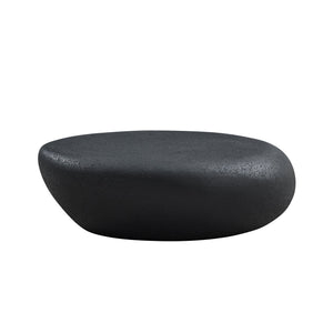 English Elm 43.31''fiberglass Organic Rock Shape Coffee Table Sculptural Matte Finish Living Room Accent W2582P427014