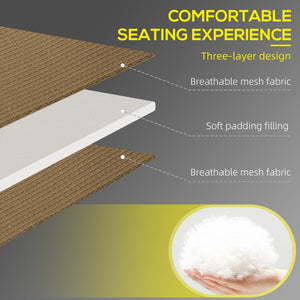 English Elm Outsunny 2 Piece Folding Chaise Lounge Set With 5-Level Recline, Headrest & Face Hole For Comfort W2225P174362-GIGA