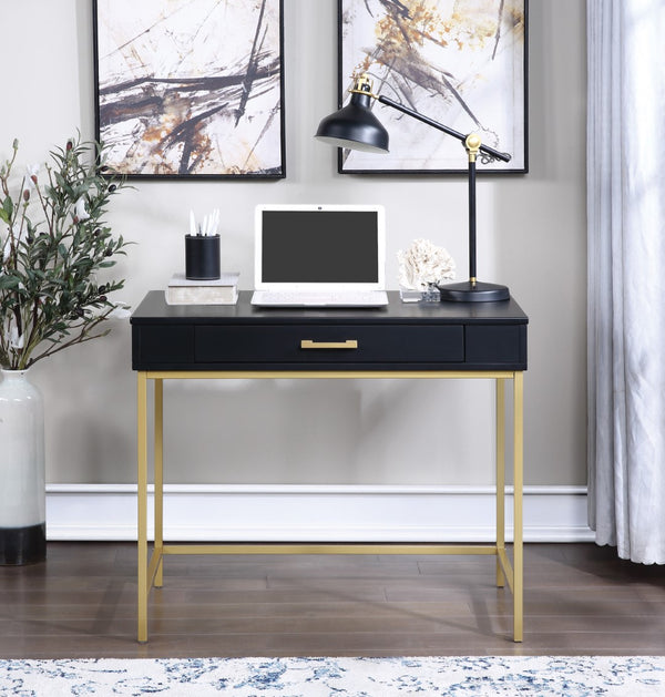 OSP Home Furnishings Modern Life Desk Black