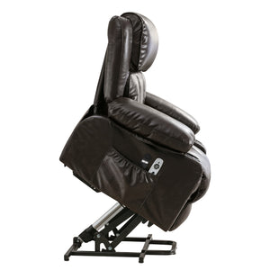 English Elm Power Lift Recliner Chair with Massage Heat Usb and Fleece Leather for Seniors W1521P302650
