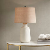 Tate Modern/Contemporary Boho Textured Ceramic Table Lamp