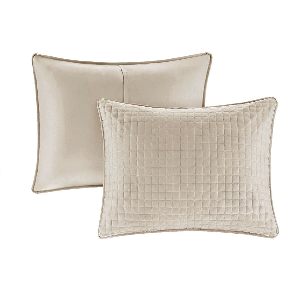 English Elm 3 Piece Otto Reversible Quilt Set King/Cal King Ultra-Soft Microfiber Quilted Check Pattern Comfort khaki 13.39 L x 15.75 W x 7.09 H B035128993