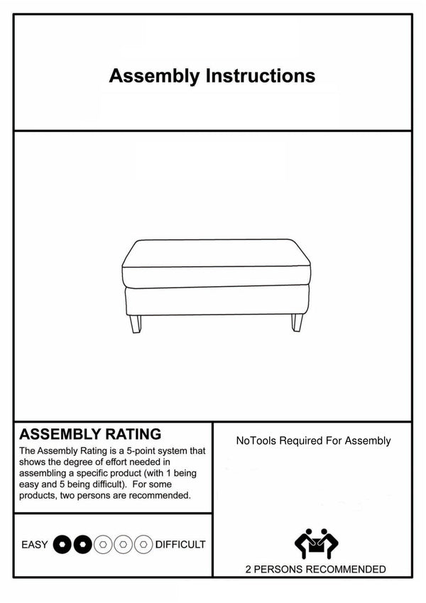 English Elm Living 1pc Ottoman Gray Chenille Transitional 52"L x24"W Plush High-Density Foam Tapered Legs Cozy Accent Hub B2741P305627