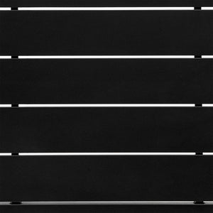 English Elm Glavian 4-Piece Outdoor Lounge Set – Aluminum & Teak Accents, Gray Cushions, Durable Powder-Coat Finish B2736S00016