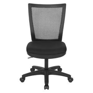 OSP Home Furnishings Office Task Chair with Breathable Mesh Back and Padded Seat for Home or Pro Use SPX69373