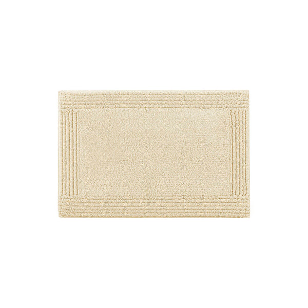 JLA Home Madison Park Signature - 100% Cotton Tufted Bath Rug with 3000 GSM Plush Pile, Reversible, OEKO-TEX Certified Comfort Natural MPS72-559