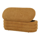 OSP Home Furnishings Clifford Storage Bench Medallion Sherpa