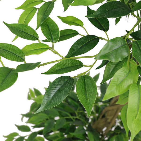 English Elm 6ft Artificial Ficus Banyan Tree Silk Foliage Realistic Trunk Indoor Decor W2945P458732