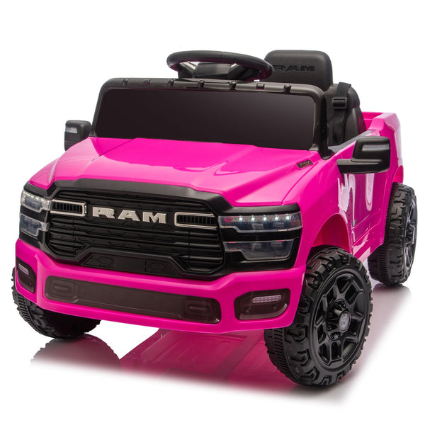 English Elm Licensed Dodge Ram 3500 12v Kids Ride on Truck with Parental Remote and Rear Suspension W1578P346251