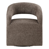 OSP Home Furnishings Devin Swivel Chair Charcoal