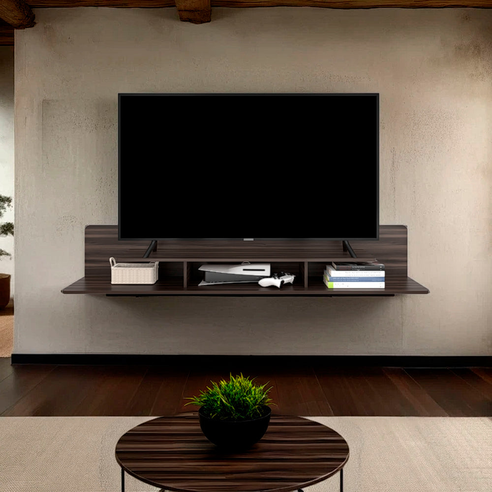 English Elm Eudora Low Profile Open Shelf Tv Stand Espresso Finish Contemporary Living Room B097P407594