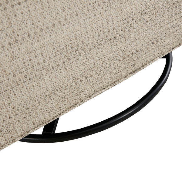 JLA Home Madison Park - Swivel Glider Chair in Tonal Grey-Cream Jacquard — Removable Cushion, 360° Smooth Rocking Comfort MP103-0937