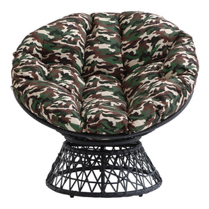 OSP Home Furnishings Papasan Chair Camo
