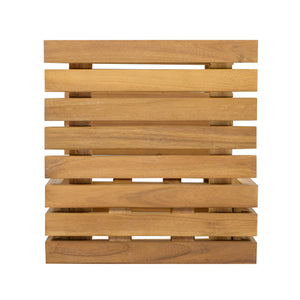 English Elm Oversized Acacia Wood Patio Club Chair and Table Set for Garden or Poolside N768P392778N