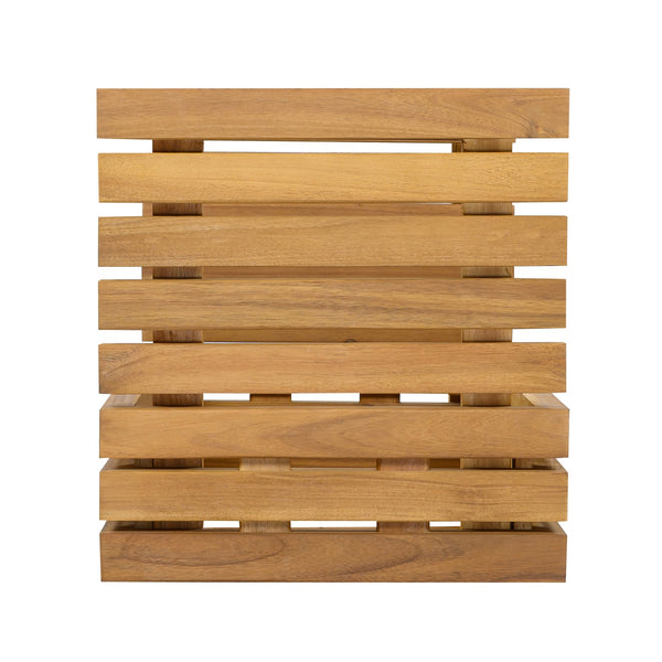 English Elm Oversized Acacia Wood Patio Club Chair and Table Set for Garden or Poolside N768P392778N