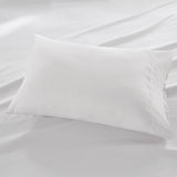 Madison Park 3M Microcell Casual Luxurious Brushed Microfiber Deep Pocket Sheet Set MP20-2445 White