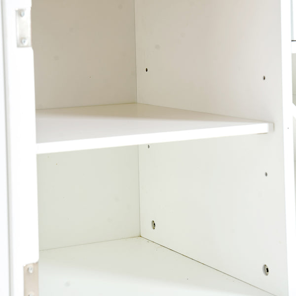 English Elm Bar cabinet Mid-Century Farmhouse Console Table with Wine Rack, Drawer, Shelf & 200lb Capacity White Oak W3417P316958