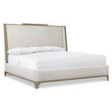 Albion King Upholstered Shelter Bed