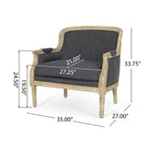 Christopher Knight Home® - Noble House - Tamarisk French Country Fabric Upholstered Club Chair