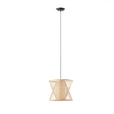 INK+IVY Aria Modern/Contemporary Geometric Bamboo Pendant II151-0136 Natural