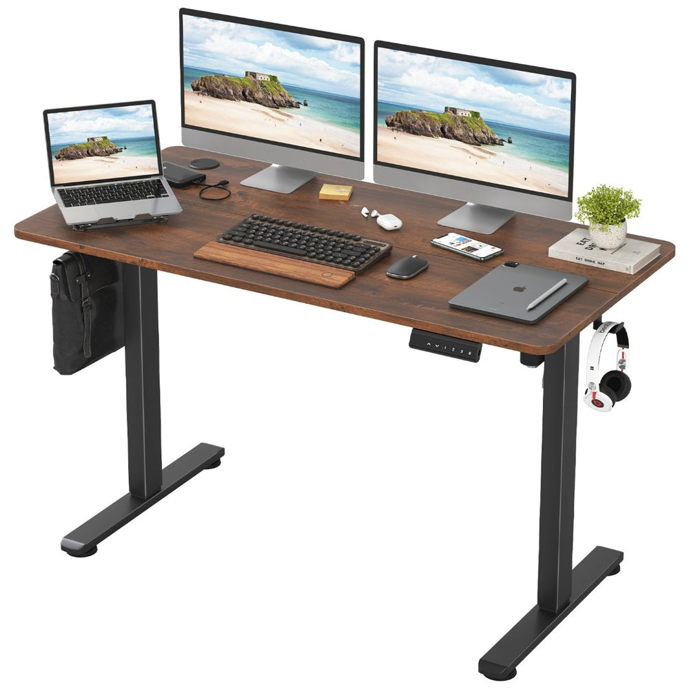 English Elm Stary Electric Height-Adjustable Standing Desk With Ergonomic Design & Memory Control For Home Office T3623P339394-GIGA
