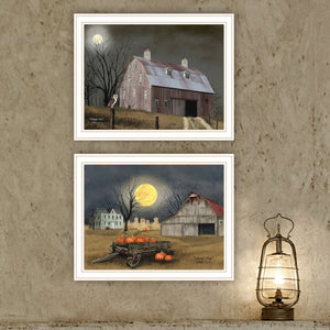 English Elm Trendy Decor 4u Autumn Moonlit Two Panel Framed Art Set for Bedroom Living Room B067P254089