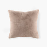 Croscill Sable Glam/Luxury Solid Faux Fur Square Decor Pillow CC30-0032 Golden