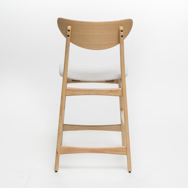 English Elm Christopher Knight Home® - Counter Height Chair - Elegant Light Beige Upholstered Design For Kitchens, Bars & Casual Dining 58914.00LBE
