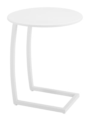 Zuo Modern Noga End Table - Sleek Modern Design For Stylish Living Spaces And Hospitality Environments White Aluminum 704064-zuo-modern