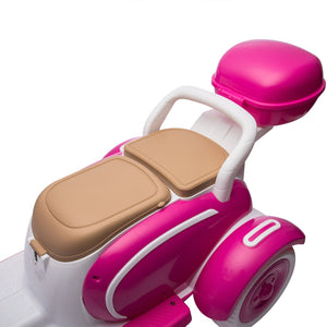 English Elm 12v Dual Motor Two Seater Kids Electric Motorcycle with Bluetooth Led and Foldable Adult Seat W1578P283697