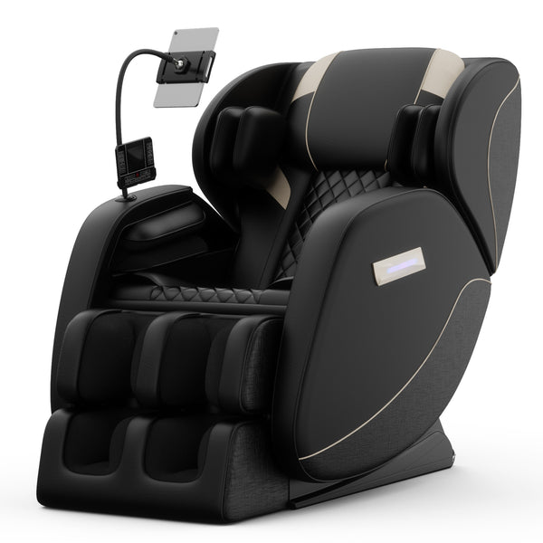English Elm Massage Chair Recliner With Zero Gravity, Heated Therapy & Full-Body Air Compression Comfort W1875P224771