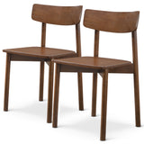 English Elm Ashcroft Furniture - Pierre Walnut Dining Chair (Set Of 2)