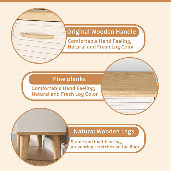 English Elm Shoes Storage Cabinet Slim Flip Door Entryway Organizer with Natural Wood Legs 16 Pairs W3166P268388