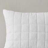 N Natori Cocoon Casual 3 Piece Quilt Top Duvet Cover Mini Set NS12-3655 White