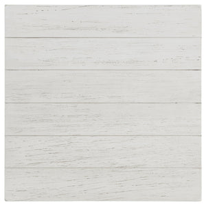 English Elm Castleton Farmhouse Distressed White Coffee and End Table Set with Open Shelving B062S01641