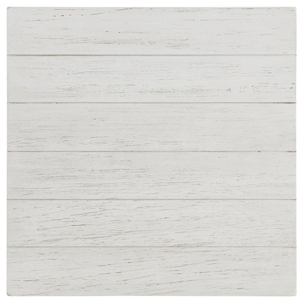 English Elm Castleton Farmhouse Distressed White Coffee and End Table Set with Open Shelving B062S01641