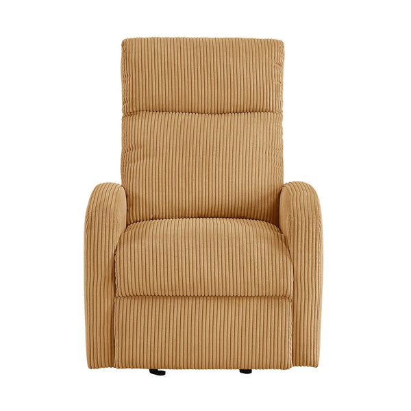 English Elm Contemporary Power Lift Chair Recliner with Plush Corduroy, Foam-Over-Coil Support & Side Pocket Yellow 31 L x 29 W x 24 H B011P395834