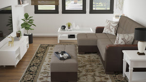 English Elm Primenest Zenaero Convertible Chaise Lounge With Storage - Stylish & Versatile Seating Solution! B030P303553-GIGA