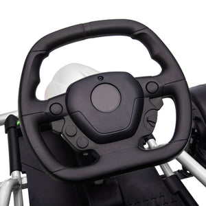 English Elm Aosom Licensed Bmw I4 12v Kids Ride on Car with Remote Suspension and Soft Start White W2225P217189