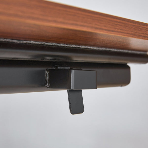 English Elm Table And Chair Set - Modern Adjustable Walnut Lift Table With 4 Soft Linen Dining Chairs, Stylish & Versatile W1151S03774-GIGA