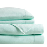 True North by Sleep Philosophy Micro Fleece Casual Sheet Set TN20-0593 Aqua