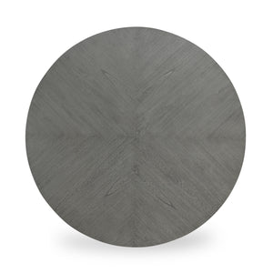 English Elm Beautiful Round 5Pc Dining Set with Lower Storage Shelves, 42" Table & 4 Wood Chairs, Modern Elegance B011P232888