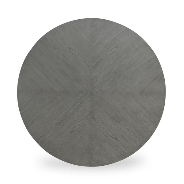 English Elm Beautiful Round 5Pc Dining Set with Lower Storage Shelves, 42" Table & 4 Wood Chairs, Modern Elegance B011P232888