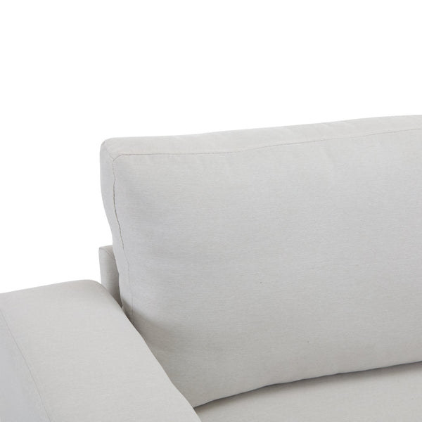 English Elm Package Three Seat Woven Fabric Sofa Scandinavian Minimalist White Living Room N767P240700B