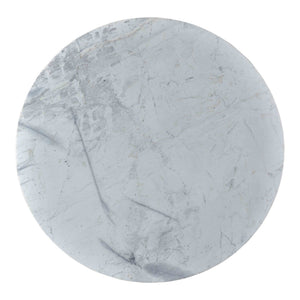 English Elm Jinxx Square Marble Top Coffee Table Solid Acacia Base Natural Veining Living Room B2769P498411